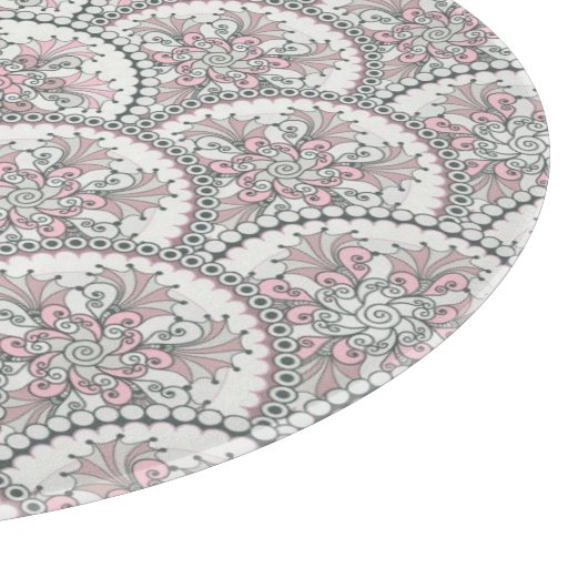 Centle Vintages Muster Schneidebrett (Ecke)