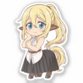 Centorea Shianus Chibi-Monster-Mädchen Aufkleber (Vorderseite)