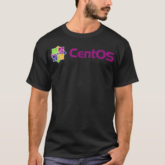 CentOs Linu Liebhaber mit Slogline Open Source OS T-Shirt (Vorderseite)