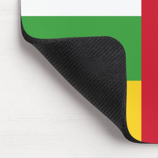 Centrafrique Flagge Mousepad (Ecke)