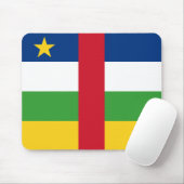 Centrafrique Flagge Mousepad (Mit Mouse)