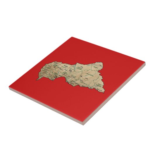 Centrafrique Map Tile Fliese (Seite)