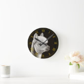 Central American Alpaca Wall Clock Runde Wanduhr (Zuhause)