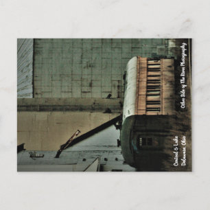 Central and Lake Tracks Delaware, Ohio Postkarte