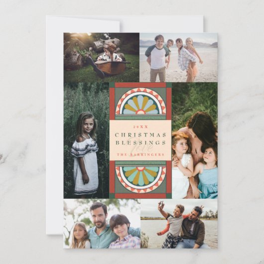 Central Arches Elegante Weihnachten Multi-Foto Hol (Vorderseite)