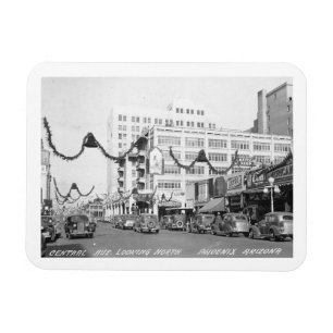 Central Ave., Phoenix, Arizona Vintage Magnet