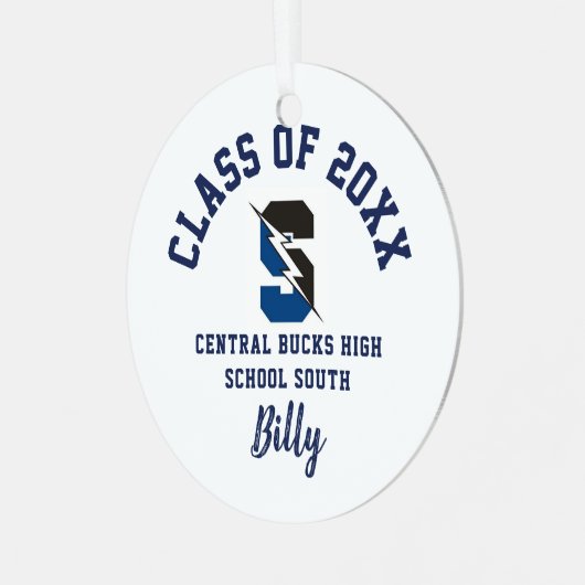 Central Bucks South Ornament Christmas Holiday (Vorderseite links)