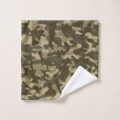 Central Camouflage Badhandtuch Set (Waschlappen)