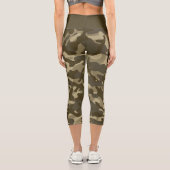 Central Camouflage Capri Leggings (Rückseite)