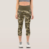 Central Camouflage Capri Leggings (Vorderseite)
