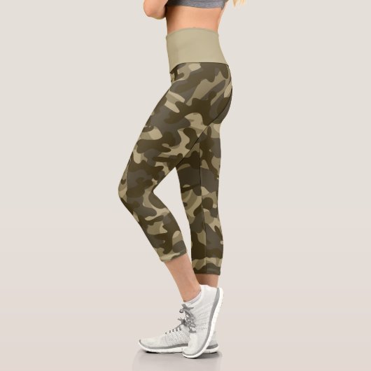 Central Camouflage Capri Leggings (Links)