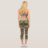 Central Camouflage Capri Leggings (Rückseite)