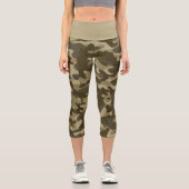 Central Camouflage Capri Leggings (Vorderseite)