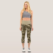 Central Camouflage Capri Leggings (Vorderseite)