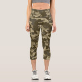 Central Camouflage Capri Leggings (Vorderseite)