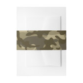 Central Camouflage Einladungsbanderole (Vorderseite Beispiel)