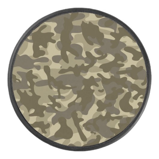 Central Camouflage Eishockey Puck (Vorderseite)