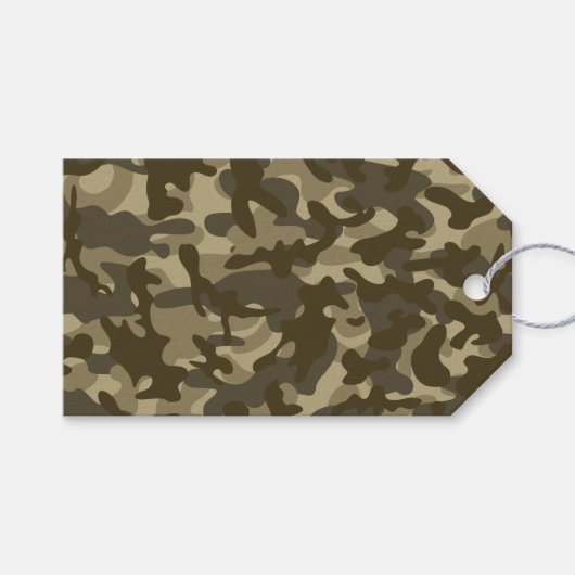 Central Camouflage Geschenkanhänger (Vorderseite (Horizontal))