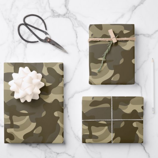 Central Camouflage Geschenkpapier Set (Vorderseite)