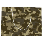 Central Camouflage Große Geschenktüte (Rückseite)
