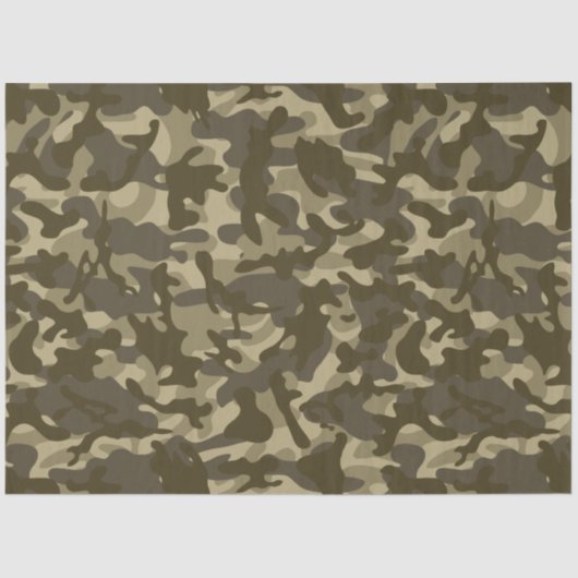 Central Camouflage Tissue Paper Seidenpapier (Vorderseite)