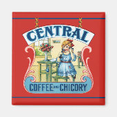 Central Coffee and Chicory Magnet (Vorne)