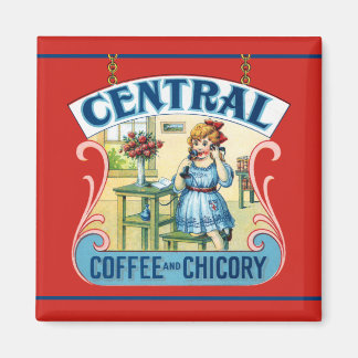 Central Coffee and Chicory Magnet