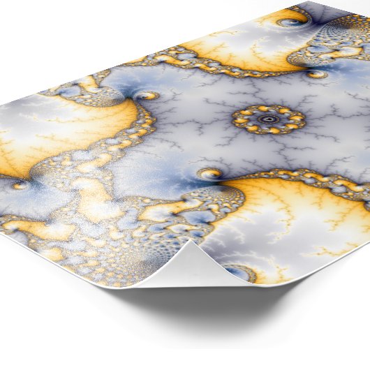 Central - Fraktal Art Fotodruck (Ecke)