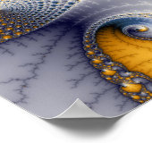 Central - Fraktal Art Poster (Ecke)