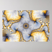 Central - Fraktal Art Poster (Vorne)