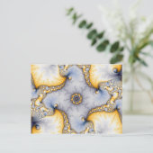 Central - Fraktal Art Postkarte (Stehend Vorderseite)