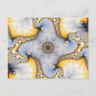 Central - Fraktal Art Postkarte