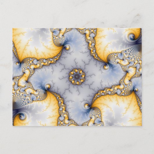 Central - Fraktal Art Postkarte (Vorderseite)