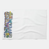 Central Gardens Mural Kitchtuch Geschirrtuch (Horizontal)