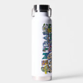 Central Gardens Mural Water Flasche (Vorne)