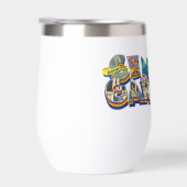 Central Gardens Mural Wine Tumbler (Rechts)