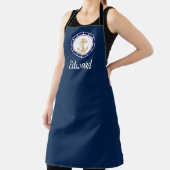 Central Golden Anchor Navy Blue Schürze (InSitu)