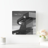 Central High School, 2017 Quadratische Wanduhr (Zuhause)