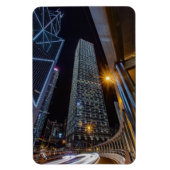 Central Hong Kong Night Foto Magnet für Küche (Vertikal)
