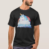 Central Intelligence - Unicorn (verblasst wie getr T-Shirt (Vorderseite)
