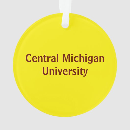 Central Michigan University Ornament (Rückseite)