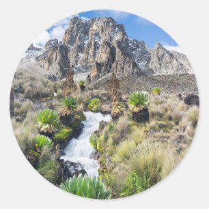 Central Mount Kenya Nationalpark Runder Aufkleber