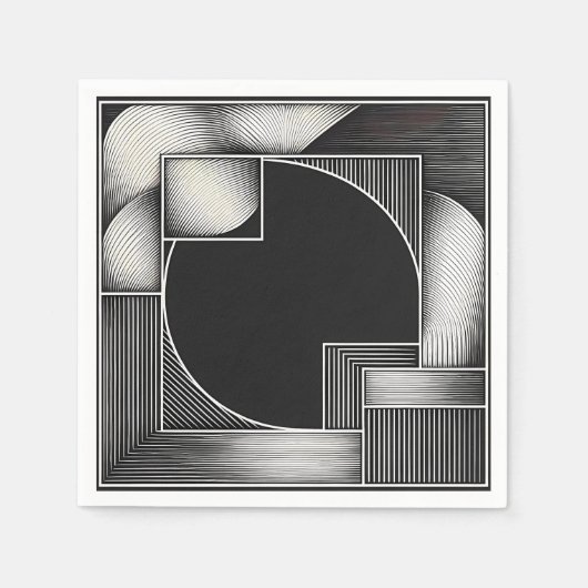 Central Orbit Structure Serviette (Vorderseite)