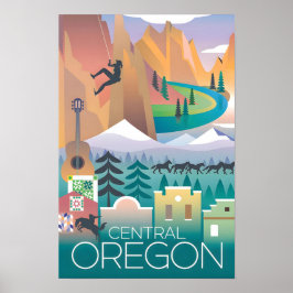 Central Oregon Druck Poster