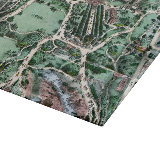 CENTRAL PARK, 1860 SCHNEIDEBRETT (Ecke)