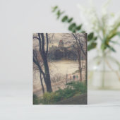 Central Park an einem warmen Wintertag. Postkarte (Stehend Vorderseite)