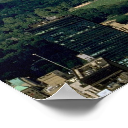 Central Park aus dem Süden, New York City, USA Poster (Ecke)