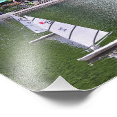 Central Park Boat Pond Fotodruck (Ecke)