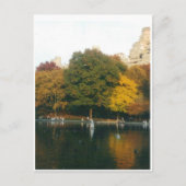 Central Park Boat Pond Postkarte (Vorderseite)