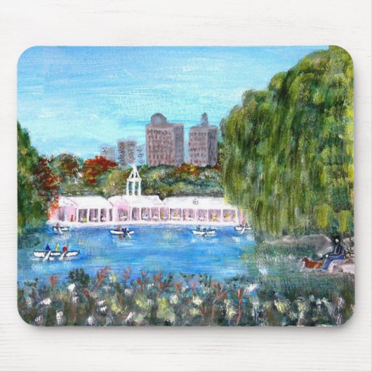 Central Park-Boots-Haus Mousepad (Vorne)